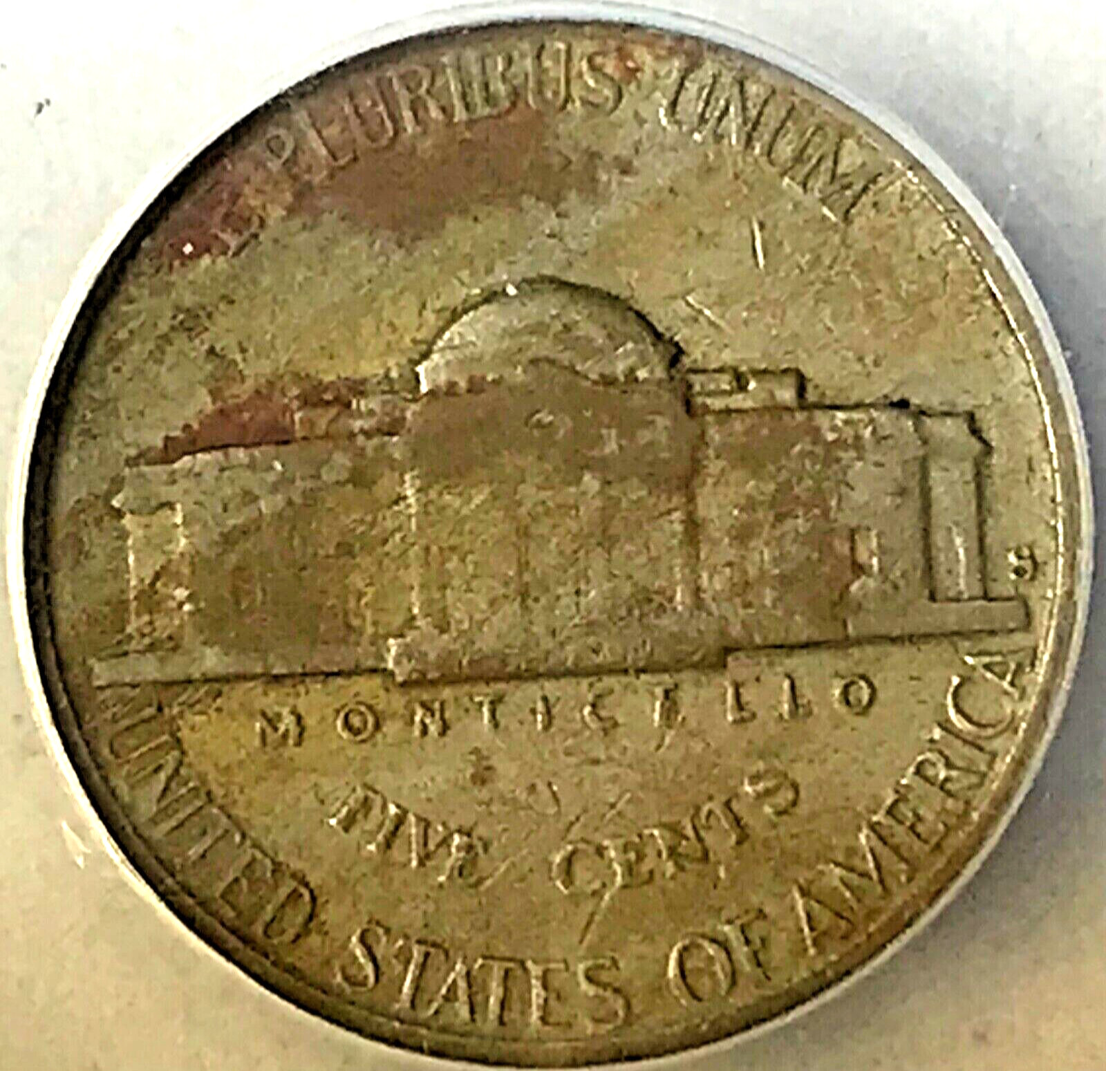 1948 S 5c Major Obverse Lamination ERROR, ANACS VF30