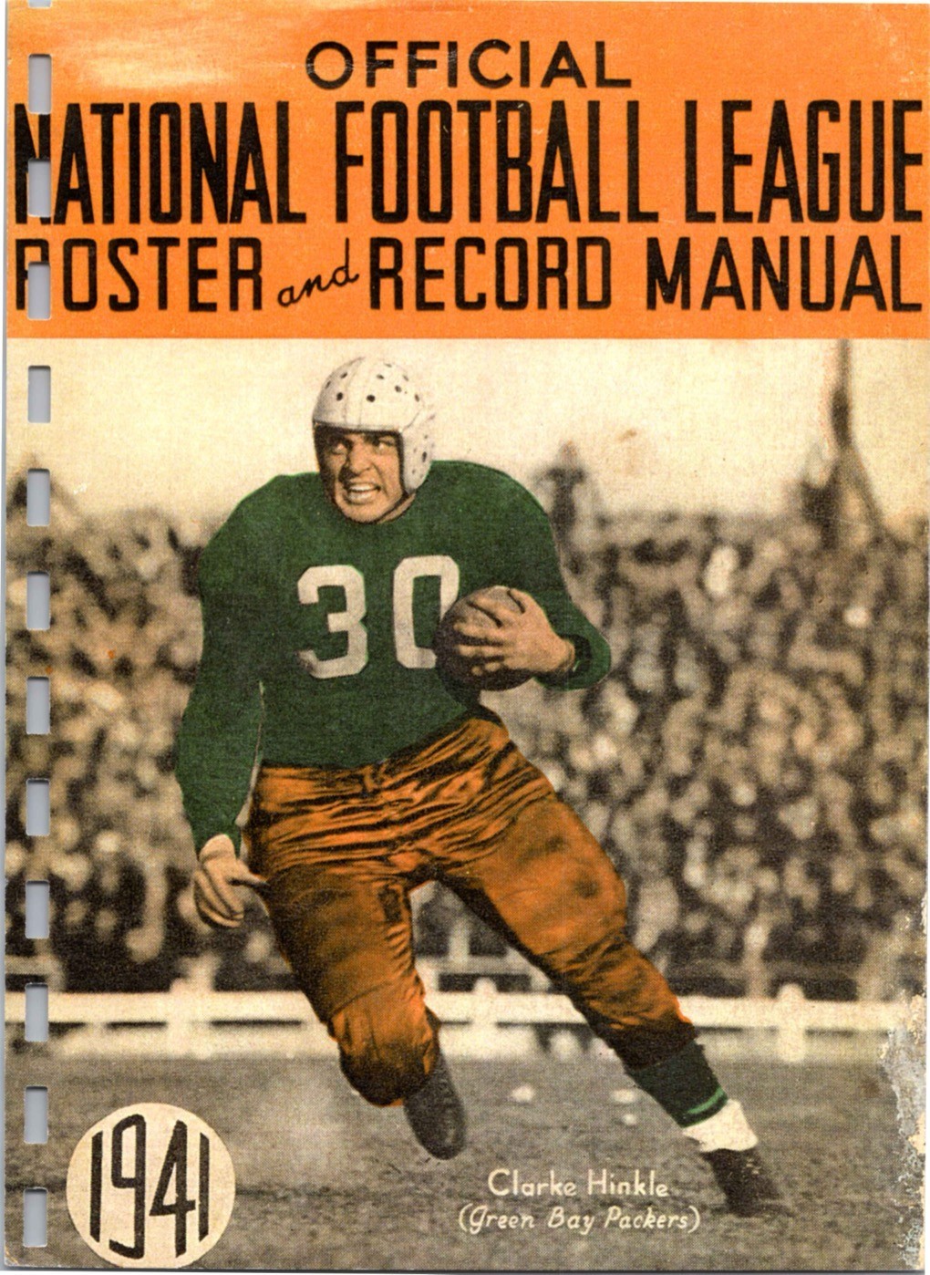 1941 Guide NFL Green Bay Packers Football Roster Record Manual  72-page Reprint