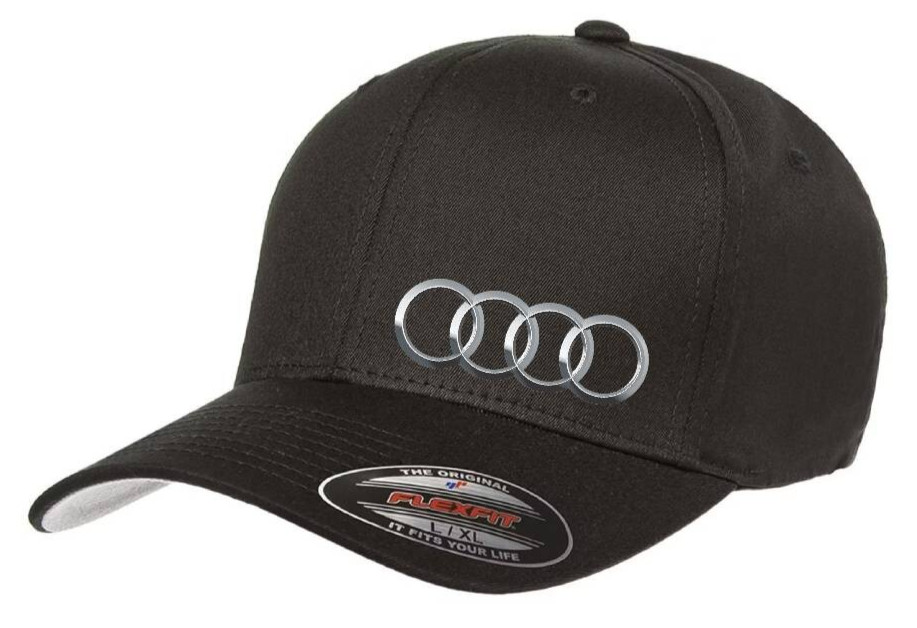 Audi Motor  Cap 5001 Flexfit Baseball Hat S/M and L/XL