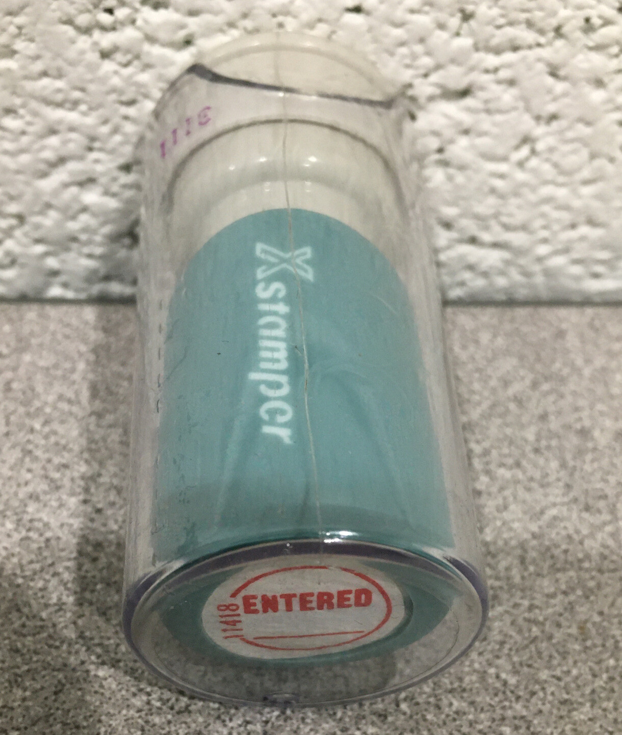 XStamper Red Pre-Inked "Entered"11418