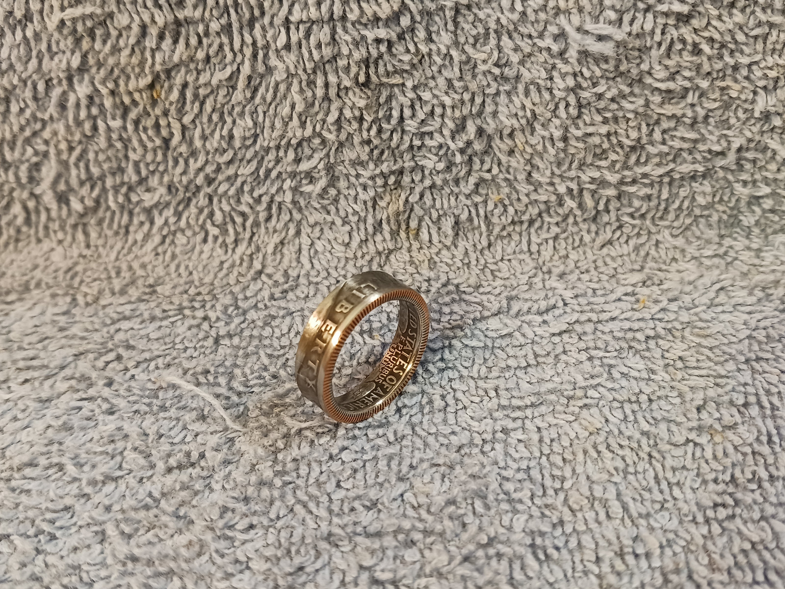 1988 Washington Quarters, Handmade Coin Ring, Size 6