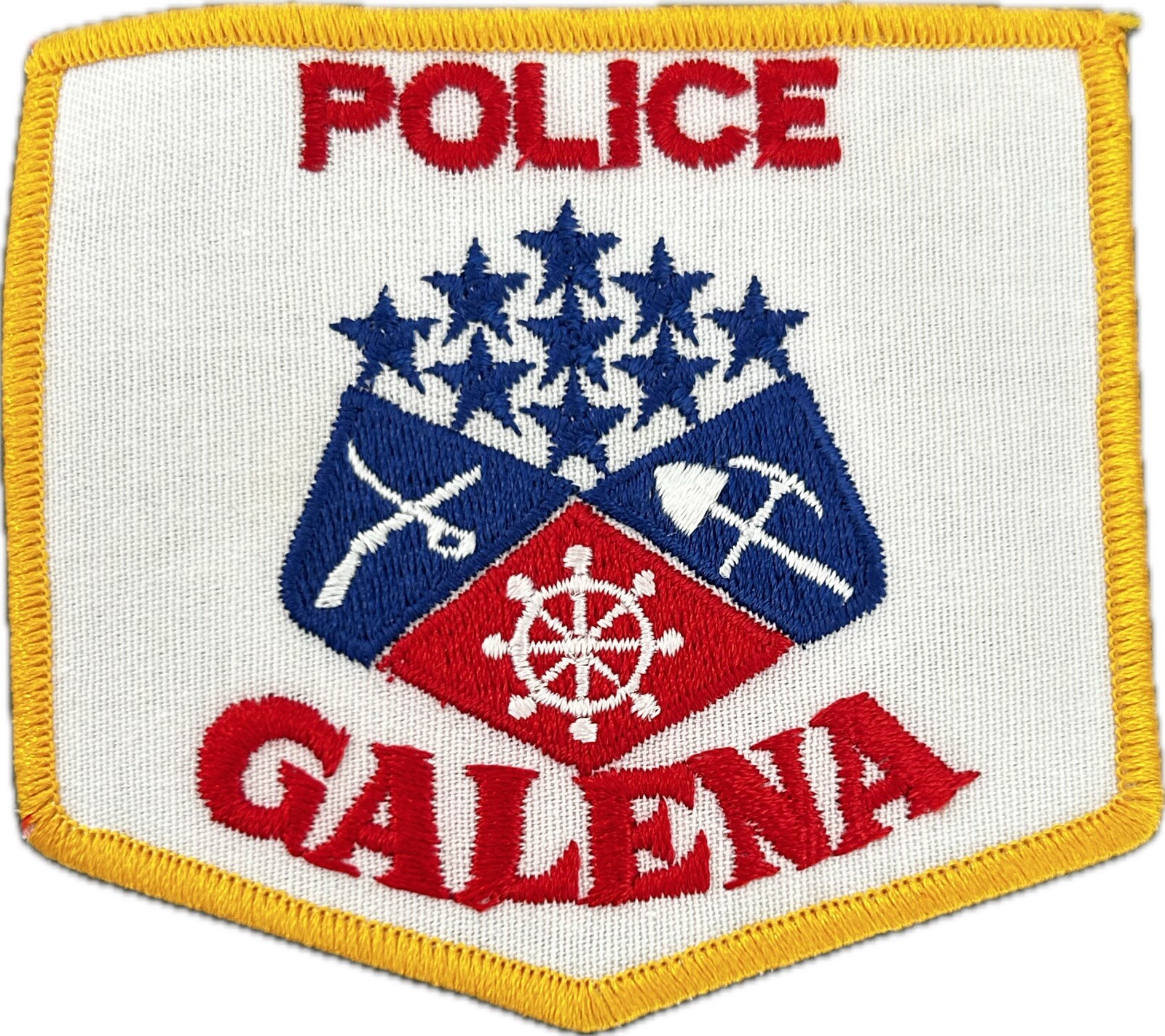 VINTAGE ILLINOIS IL GALENA POLICE DEPT PATCH JO DAVIESS COUNTY #KP