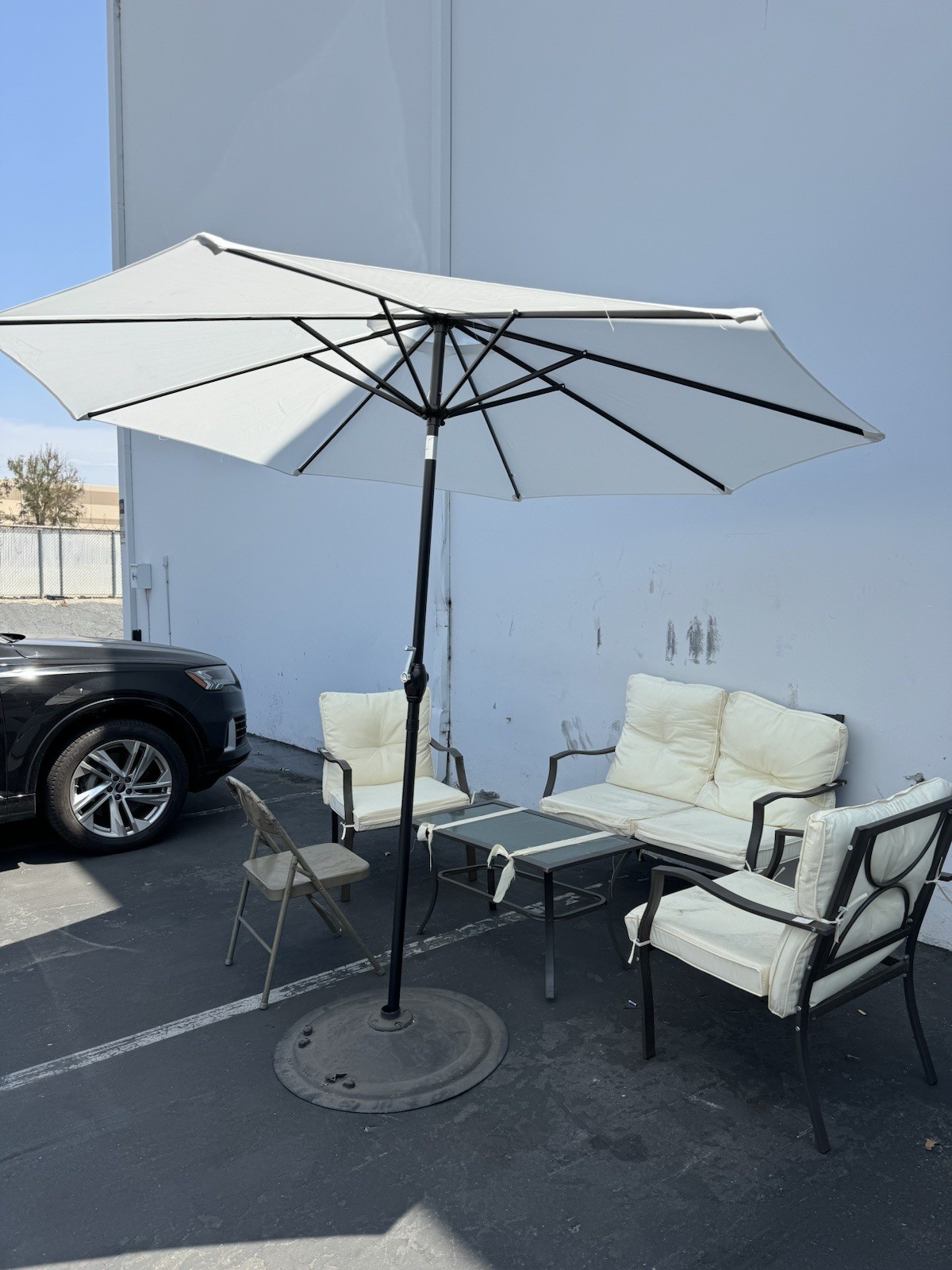 Outside Sofa 4pcs Simple Sofa Set