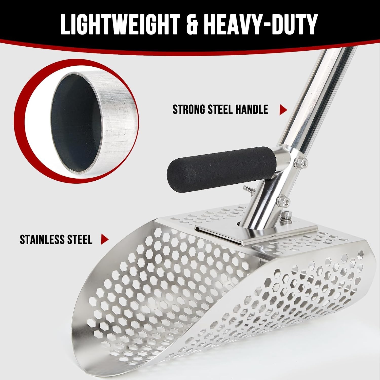 Stainless Steel Metal Detector Scoop