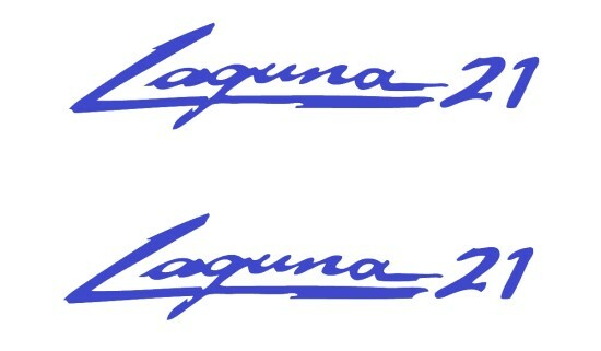 Laguna 21 BOAT HULL DECALS GRAPHICS KIT SKI STICKER SET Sea Ray L@@K