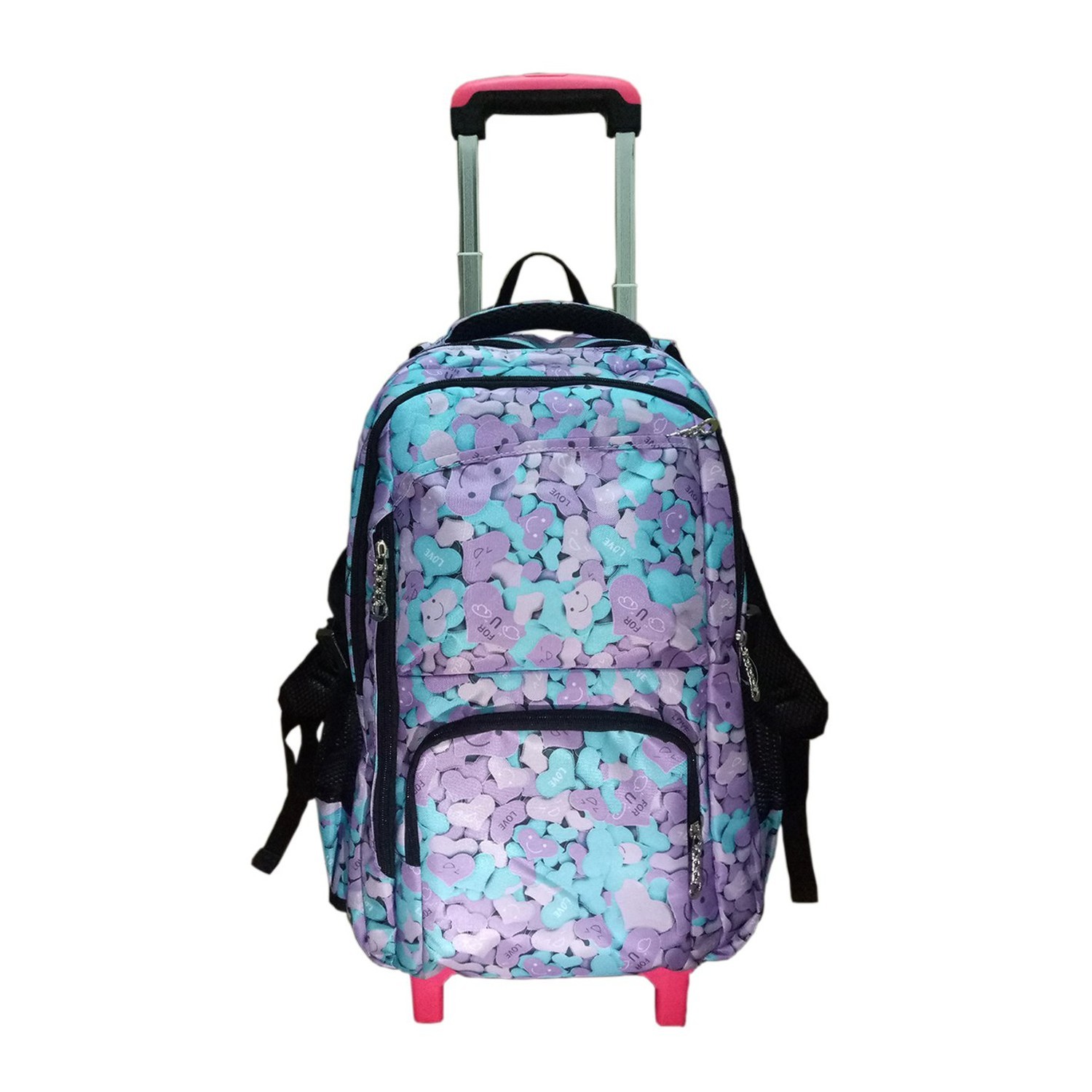 YUB Rolling Backpack On Wheels High-Capacity School Bag Backpacks for Student...
