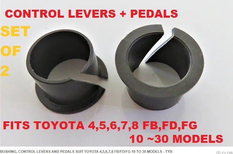 31327-23000-71 CONTROL LEVER + PEDAL BUSHING TOYOTA 4 5 6 7 8 FD FG FB SET OF 2