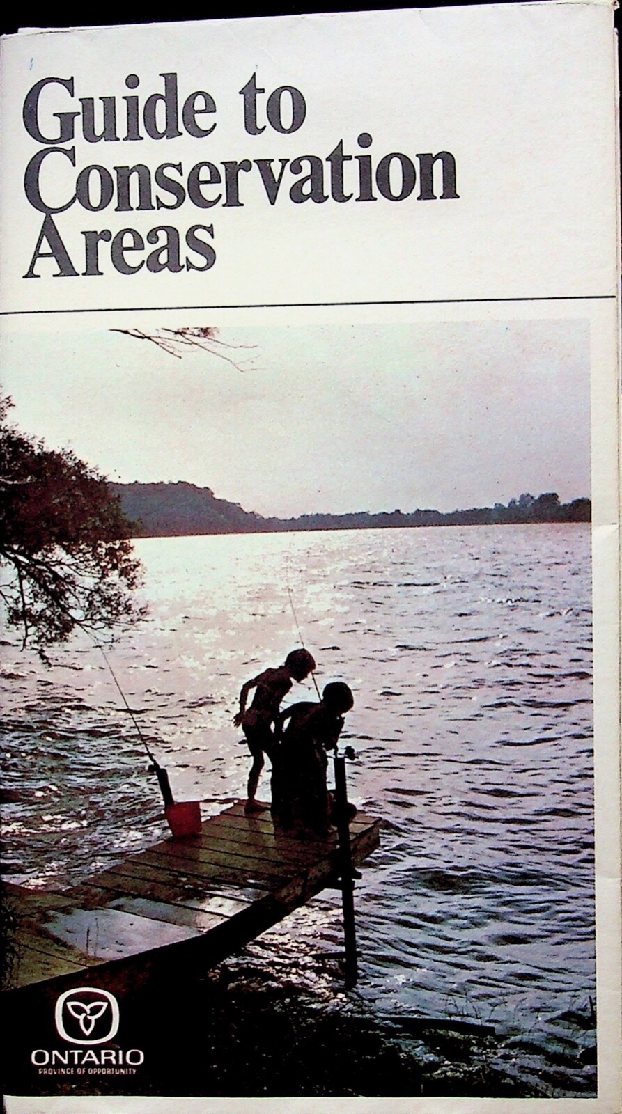 GUIDE TO CONSERVATION AREAS ONTARIO 1970S ~ TRAVEL GUIDE MAPS BROCHURE CANADA