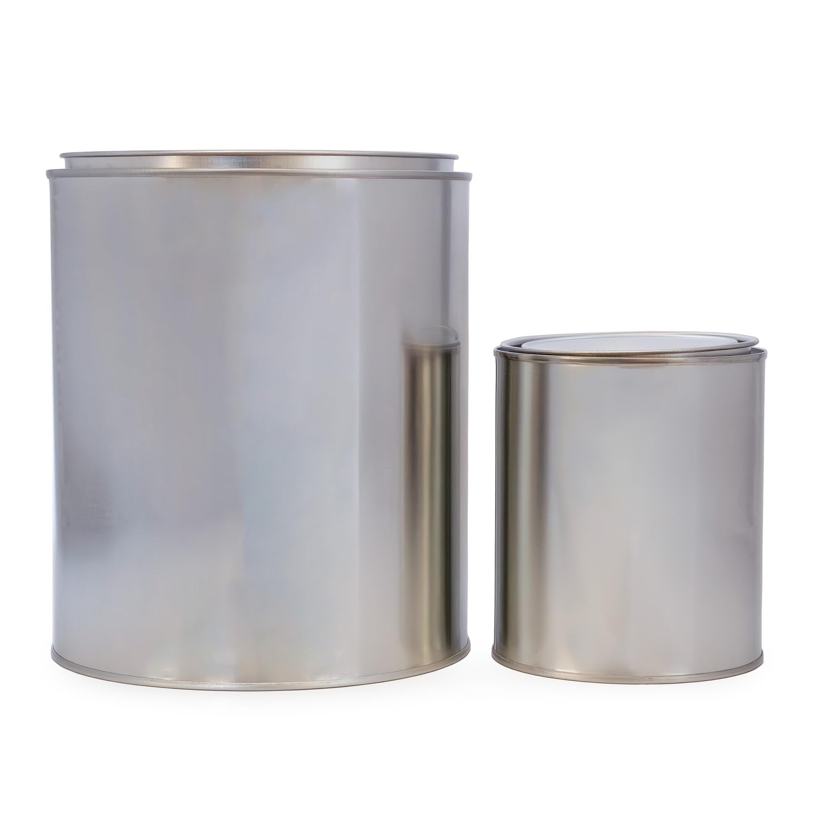 Cornucopia Brands Gallon & Quart Paint Cans Gallon/Quart (No Bale), Silver
