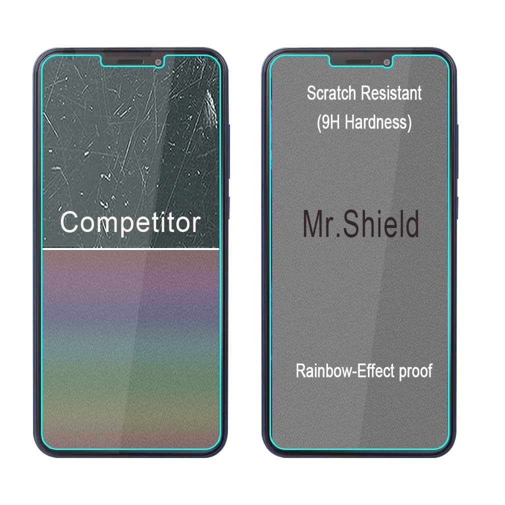 Mr.Shield [3-Pack] Designed For BLU View 3 (B140DL) [Tempered Glass] clear