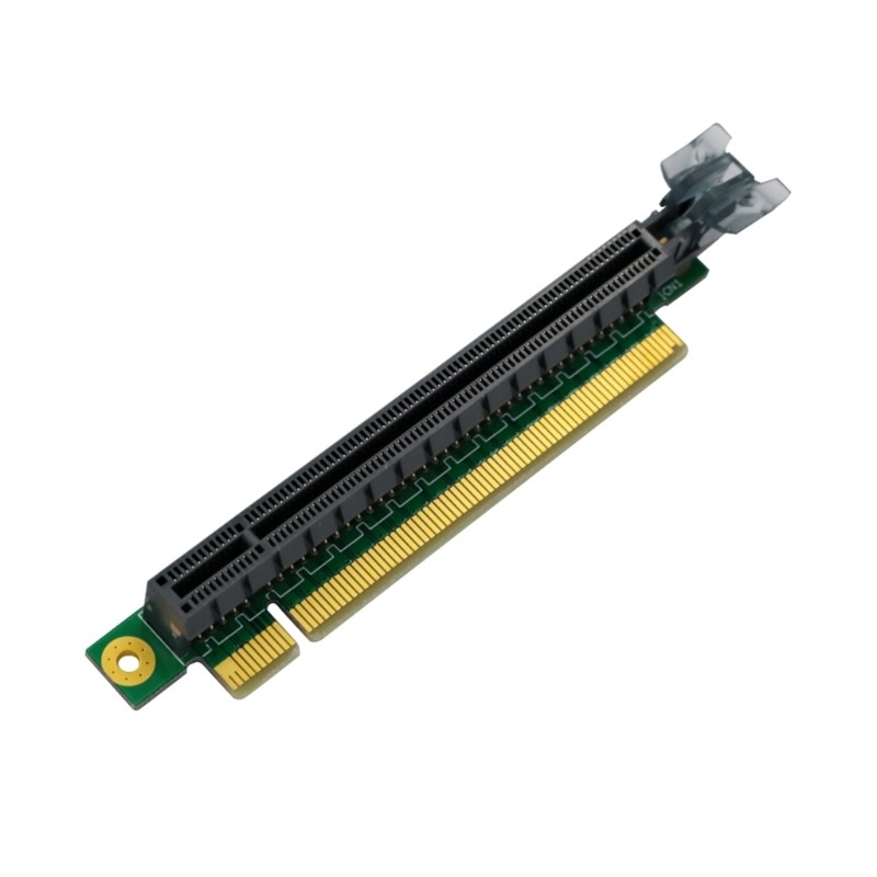 PCIE3.0 16X to X16 90 Degree Reverse Male to Female Risers Card for 1U Servers