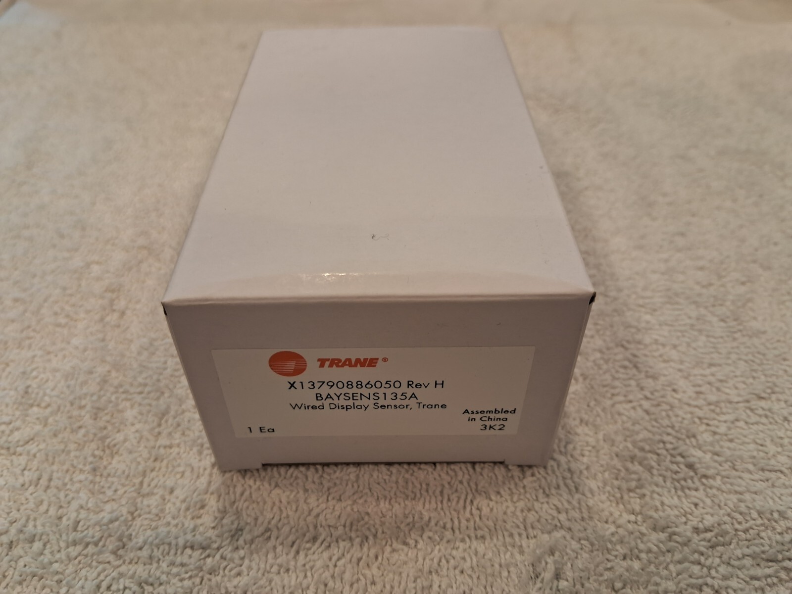 Trane Wired Display Temperature Sensor BAYSENS135A - x13790886050 Rev. H - NEW!!