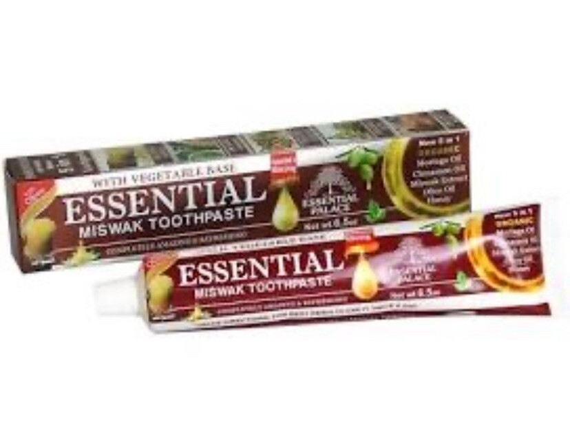 MISWAK Toothpaste 5 in 1 By Essential Palace Fluoride Free & Vegetable Base