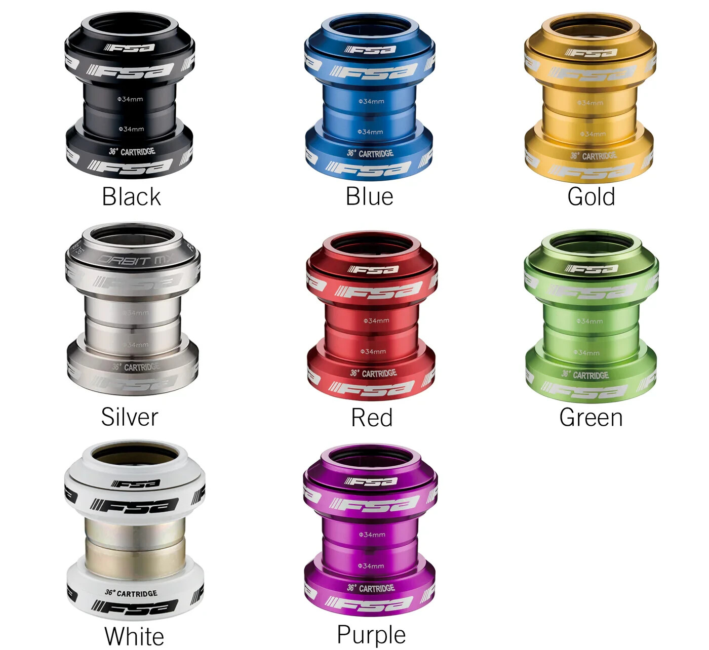 FSA BMX Headset,ORBIT MX 1-1/8 RED OLDSCHOOL GT BMX SEALED BEARING SE NEW