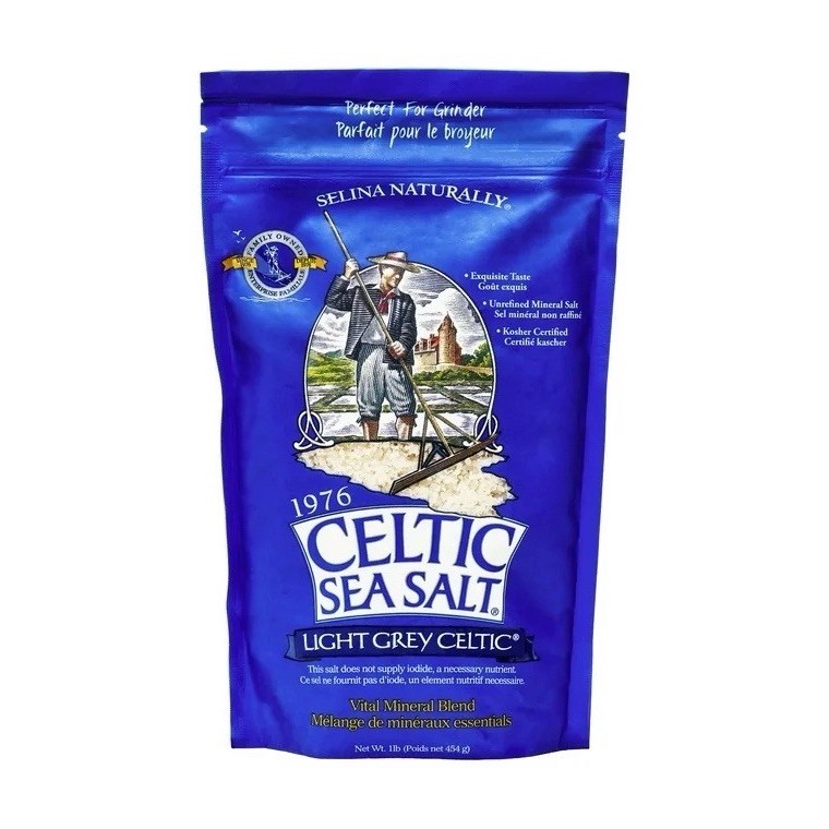 Selina Naturally Celtic Sea Salt Light Grey Celtic Unrefined Mineral Salt