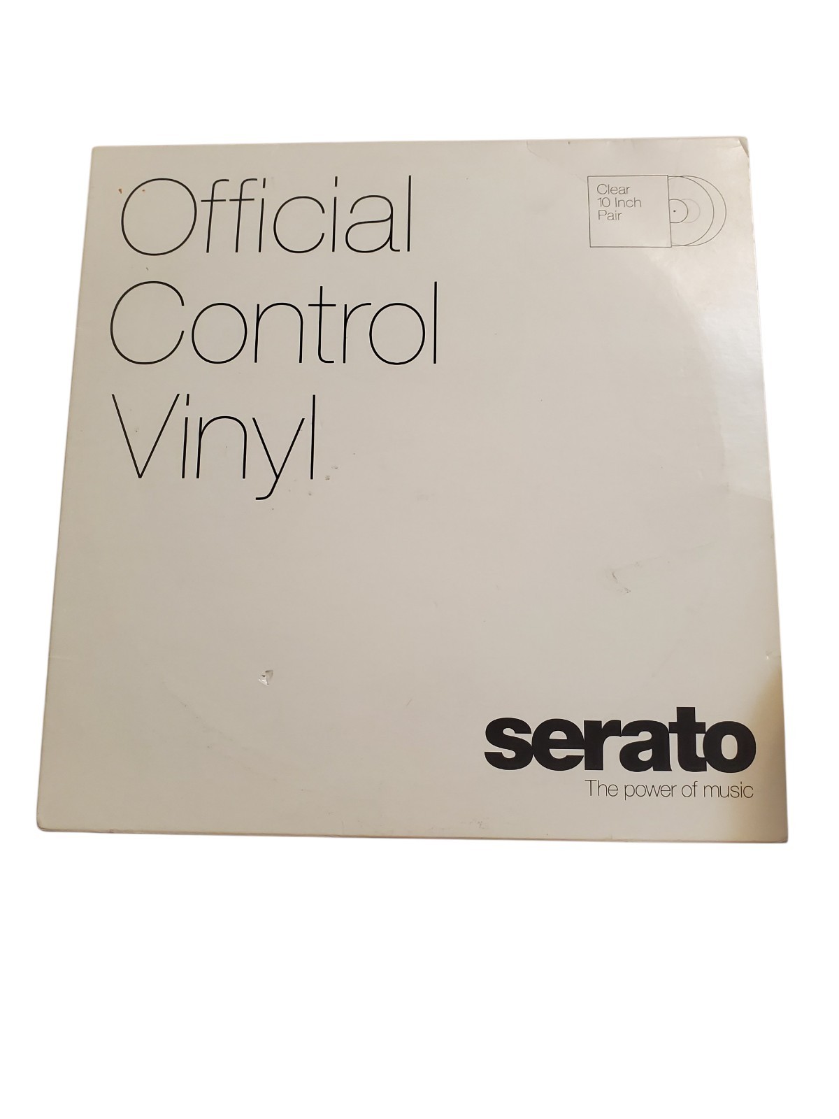 Serato Standard Colours 10" Control Vinyl Records Clear, Pair LP