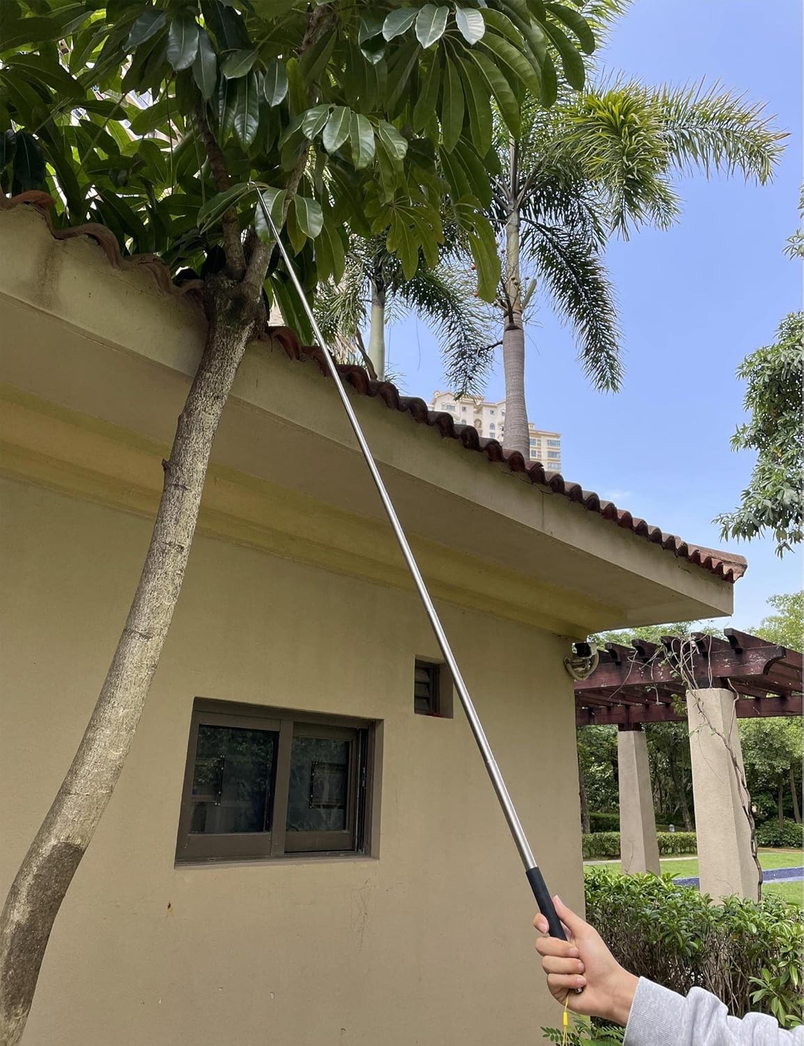 Telescoping Pole Magnetic Pickup Grabber Tool with Hook