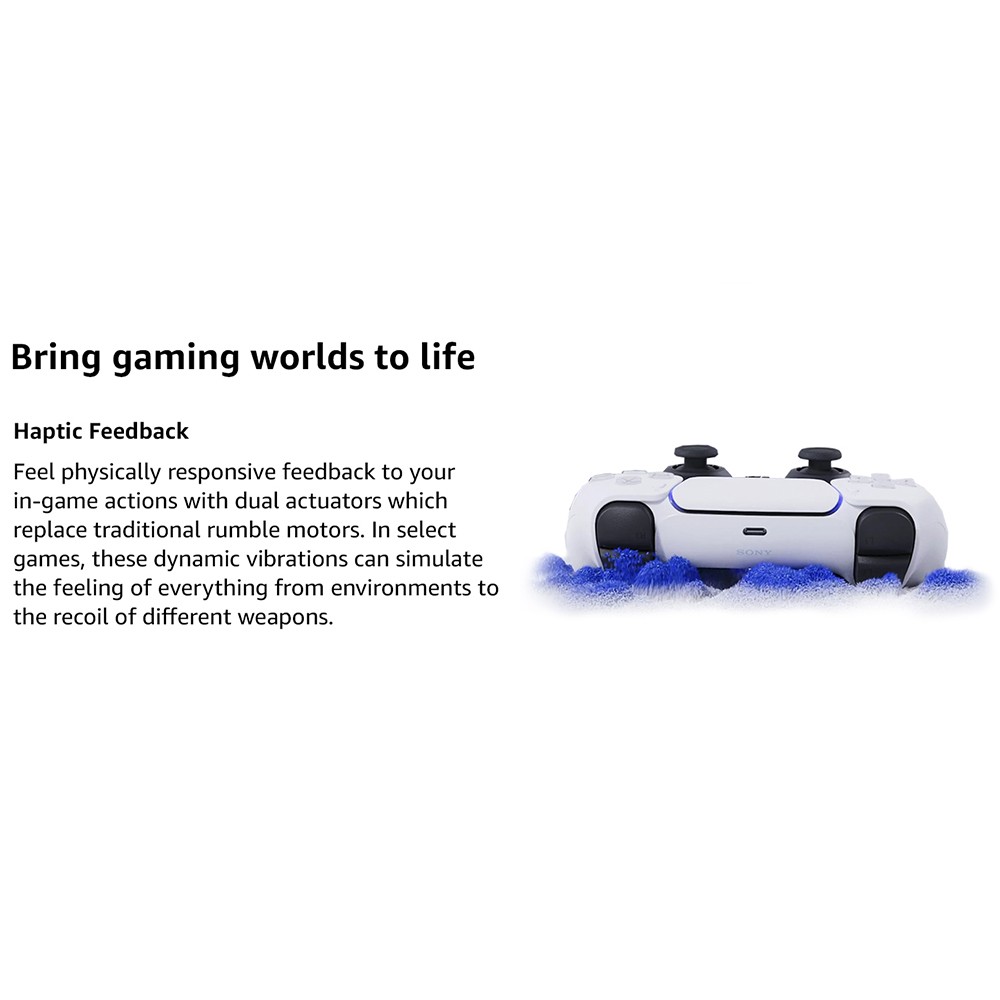 Sony PlayStation 5 - DualSense Wireless Controller - White