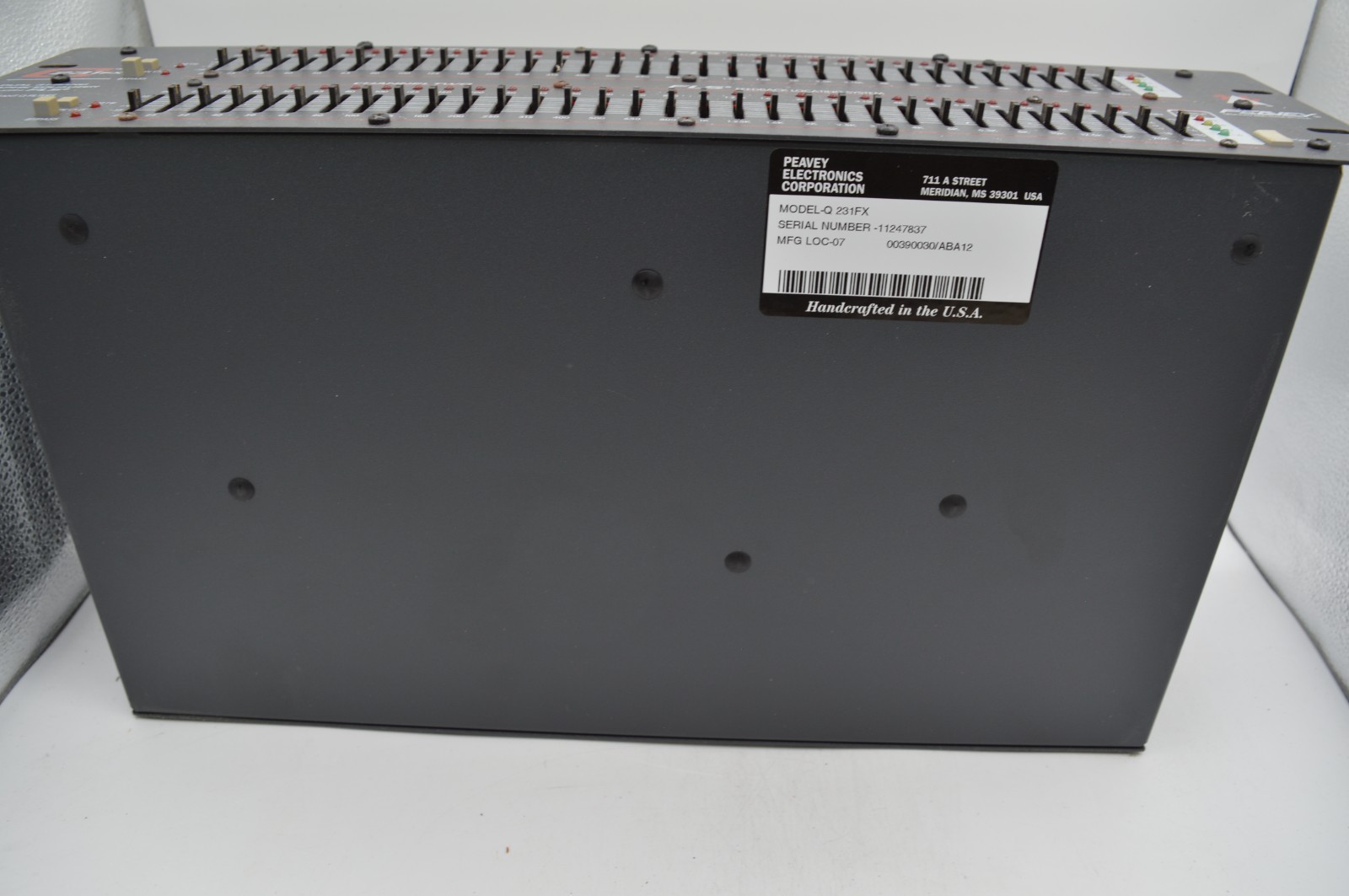 Peavey Q231FX Dual 31-Band Graphic Equalizer 7837
