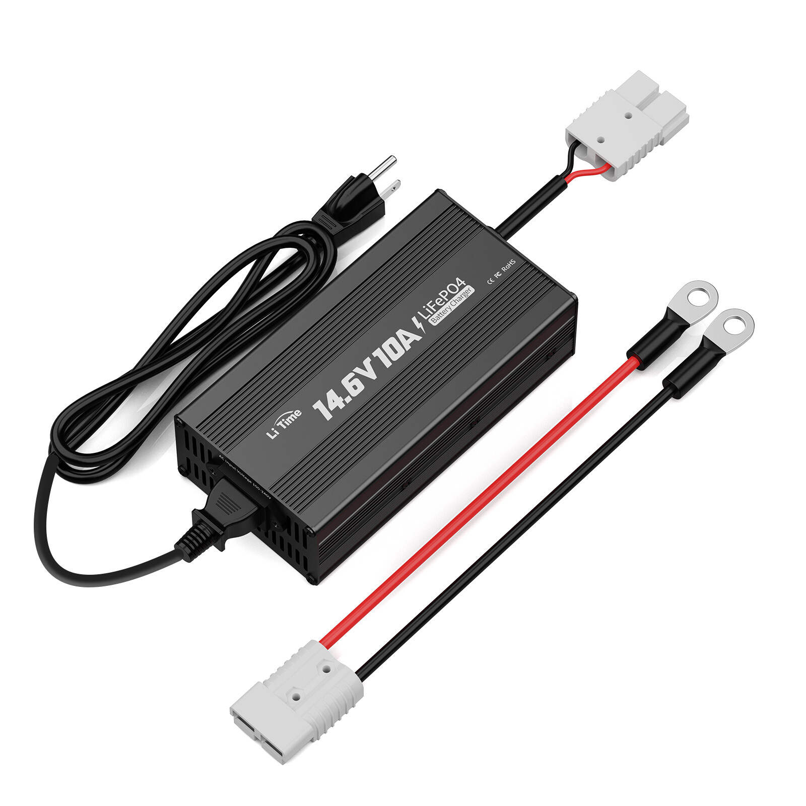 Slightly Used LiTime 14.6V 10A Smart Charger For 12V LiFePO4 Lithium Battery