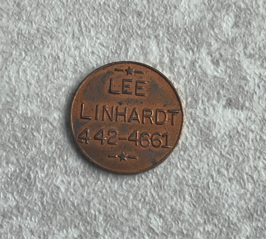 1978 Lee Linhardt Advertising Token L2