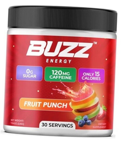 Energy Drink Powder - Sugar Free Energy Drink Mix - Pre Workout Fruit Punch