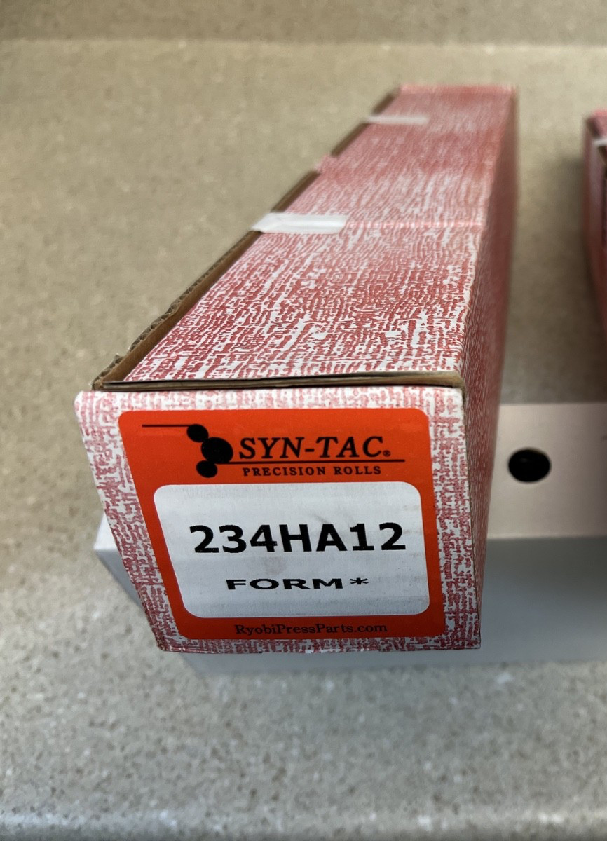 234HA12 Ink Form Roller for Hamada H234 Printing Press, NEW, sealed box