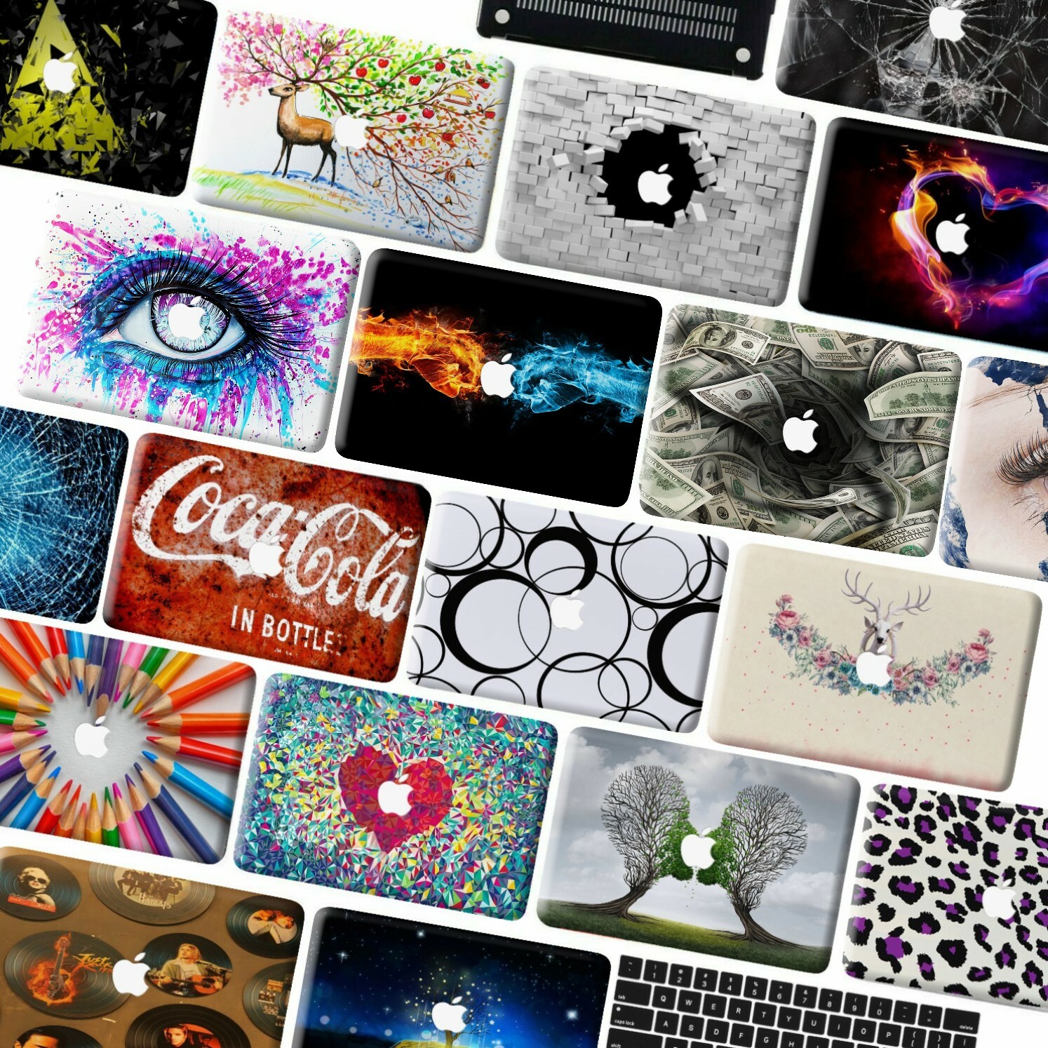 2021 New Rubberized Unique Design Hard Case Cover For Macbook Air Pro 13"14"16"