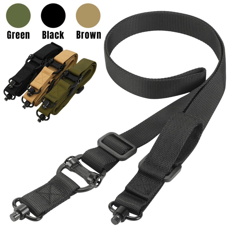 Tactical Rifle Gun Sling Strap MS4 Quick Detach QD Swivel Two 2 Point Gun Sling