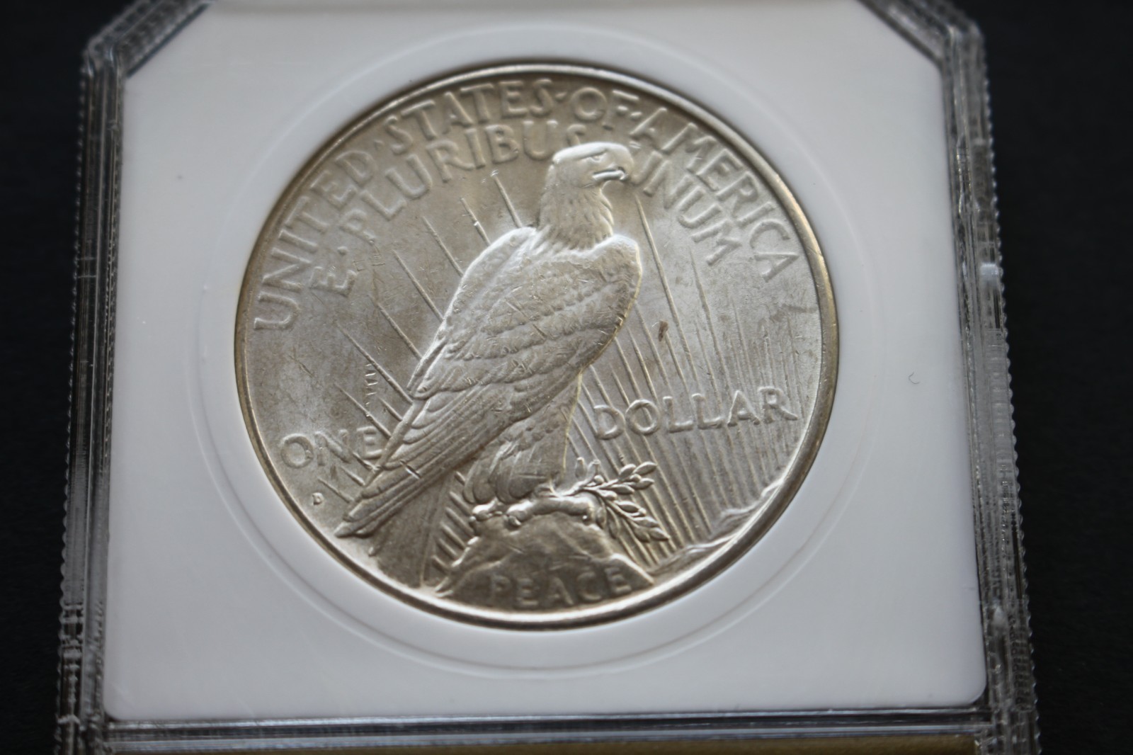 1934 D Peace Silver Dollar PCI Graded MS 63