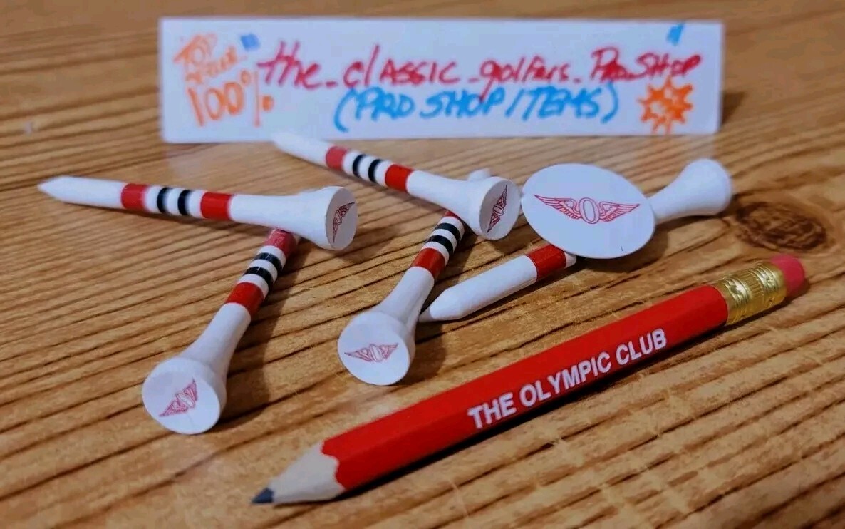 The OLYMPIC CLUB Tees,Ball Marker & Pencil "Members ONLY" SHIPS FREE wBuy It Now