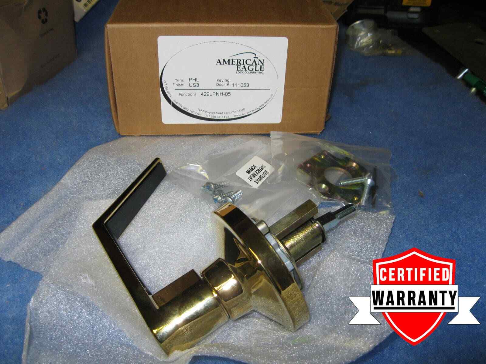 American Eagle PHL US3  429LPNH-05 Lever handle knob  (QTY 47) NEW NIB