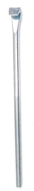 Taylor Cable Battery Hold Down Bolt 818A; Battery Hold Down J-Bolt 3/8 x 10 in.