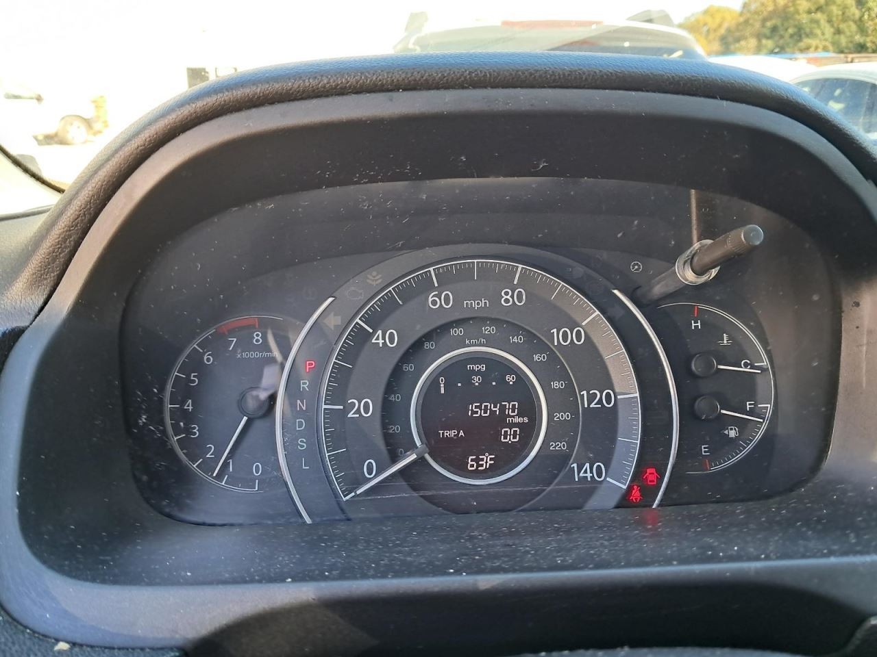 Speedometer Cluster MPH US Market FWD LX Fits 15-16 CR-V 4853099