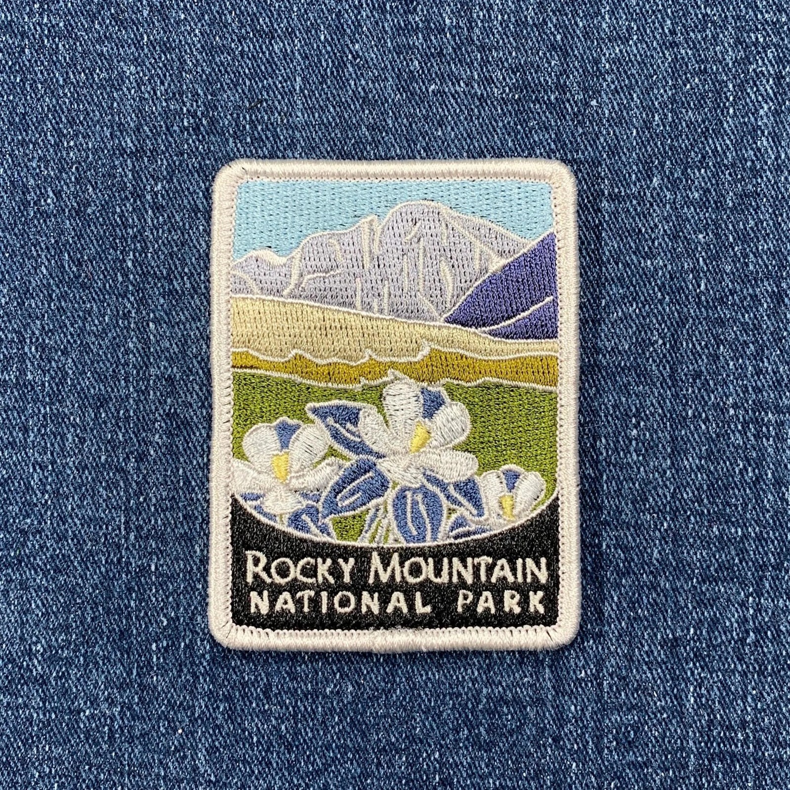 Rocky Mountain National Park Patch Embroidered Colorado Hiking Souvenir Badge