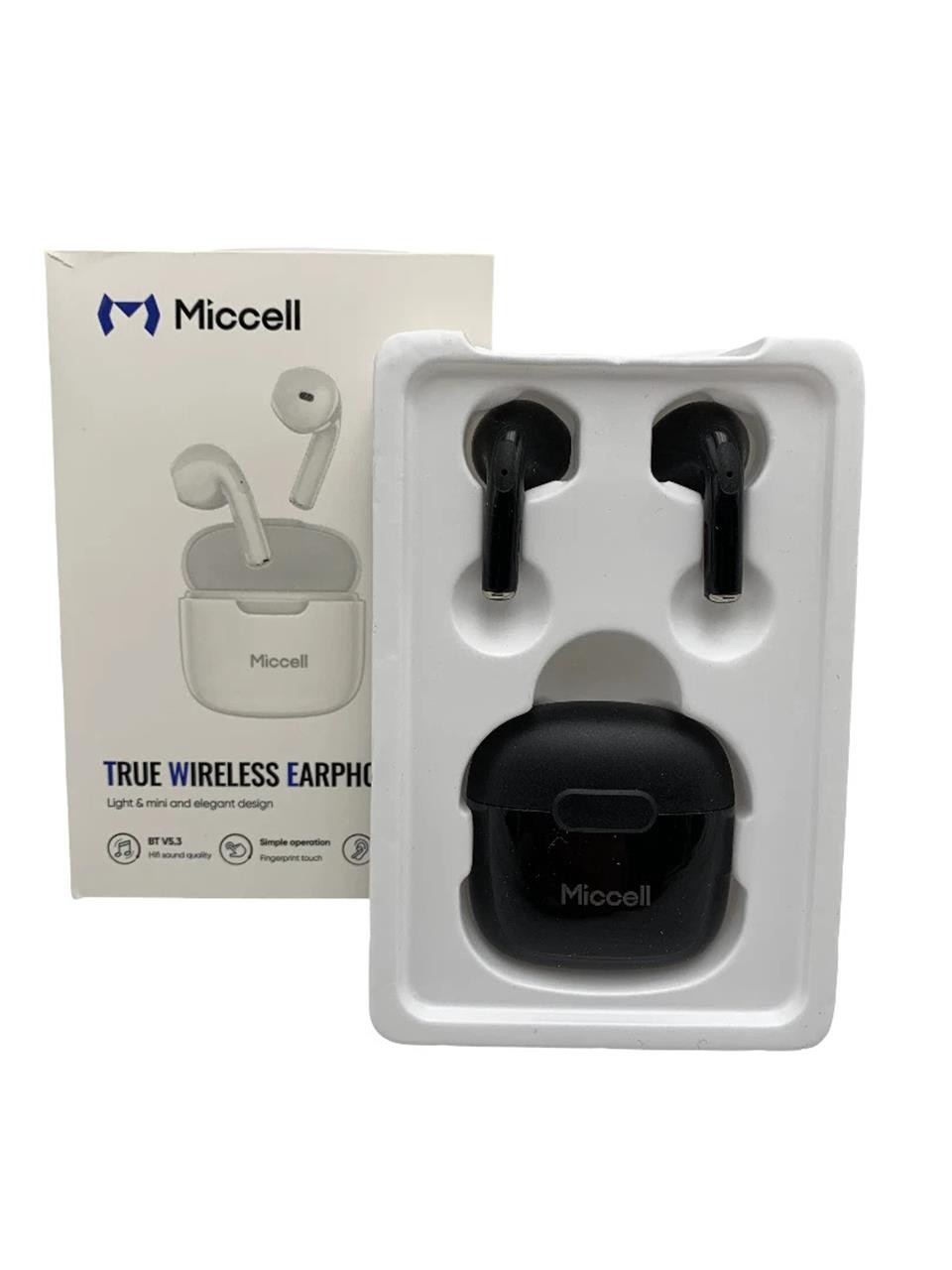 Miccell VQ-BH11 Wireless Earphones – Black – New In Box