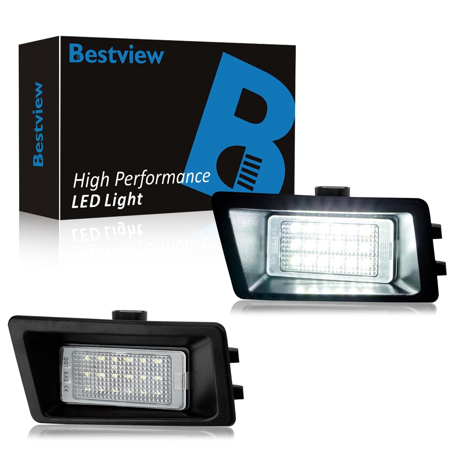 LED License Plate Light Assembly for 2021-2024 Ford Bronco Sport,Powered by 1...