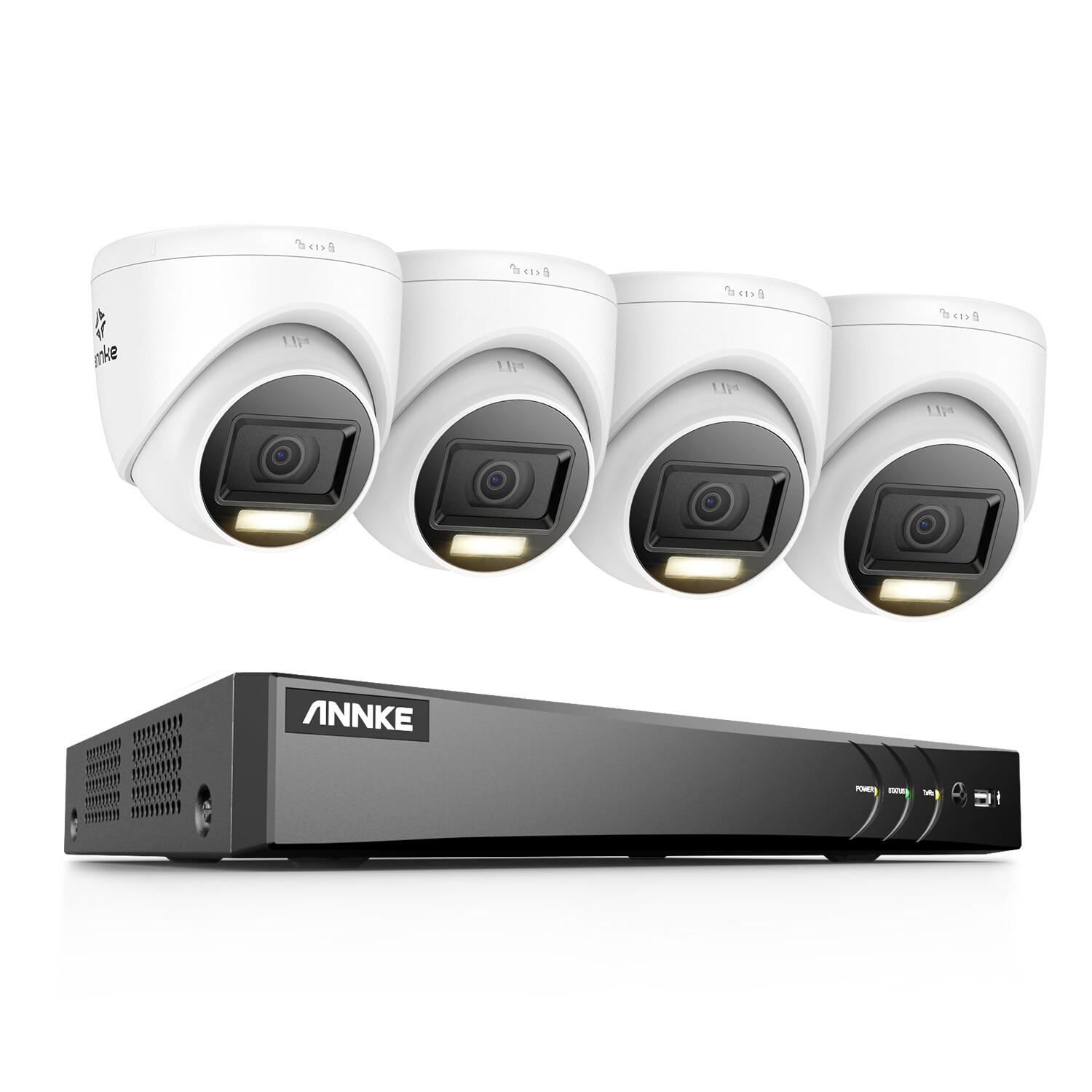 ANNKE 4K CCTV Security Camera System 8CH DVR Human Detection Color Night Vision