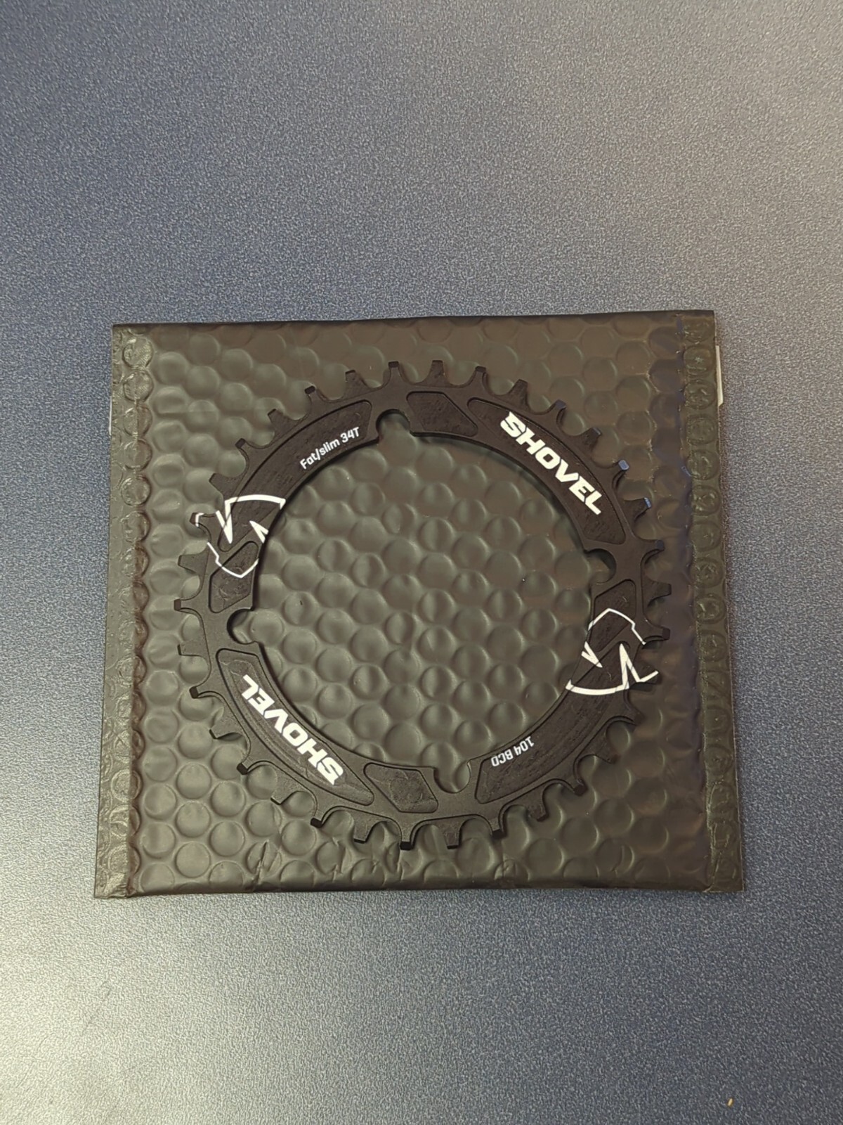 Shovel Components Narrow Wide Fat/Slim Chainring: 104mm BCD 34t Black FREE SHIP