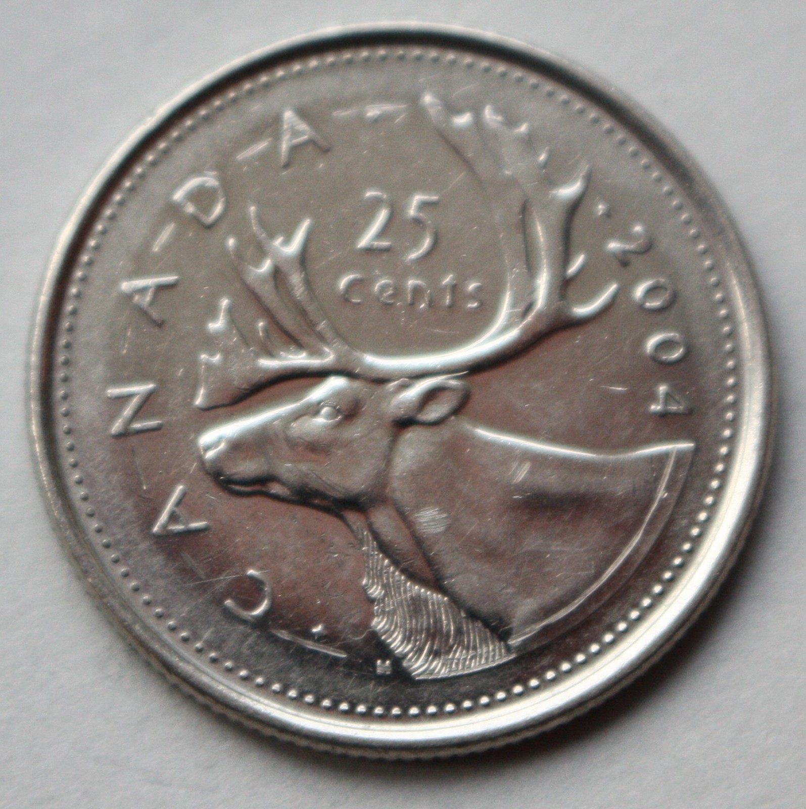 Canada, 2004, Twenty-Five Cents Coin. 25c Coin. Quarter Dollar. (W117).