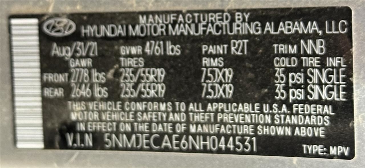 Camera/Projector Camera Windshield Mounted Fits 22-24 TUCSON 2711182