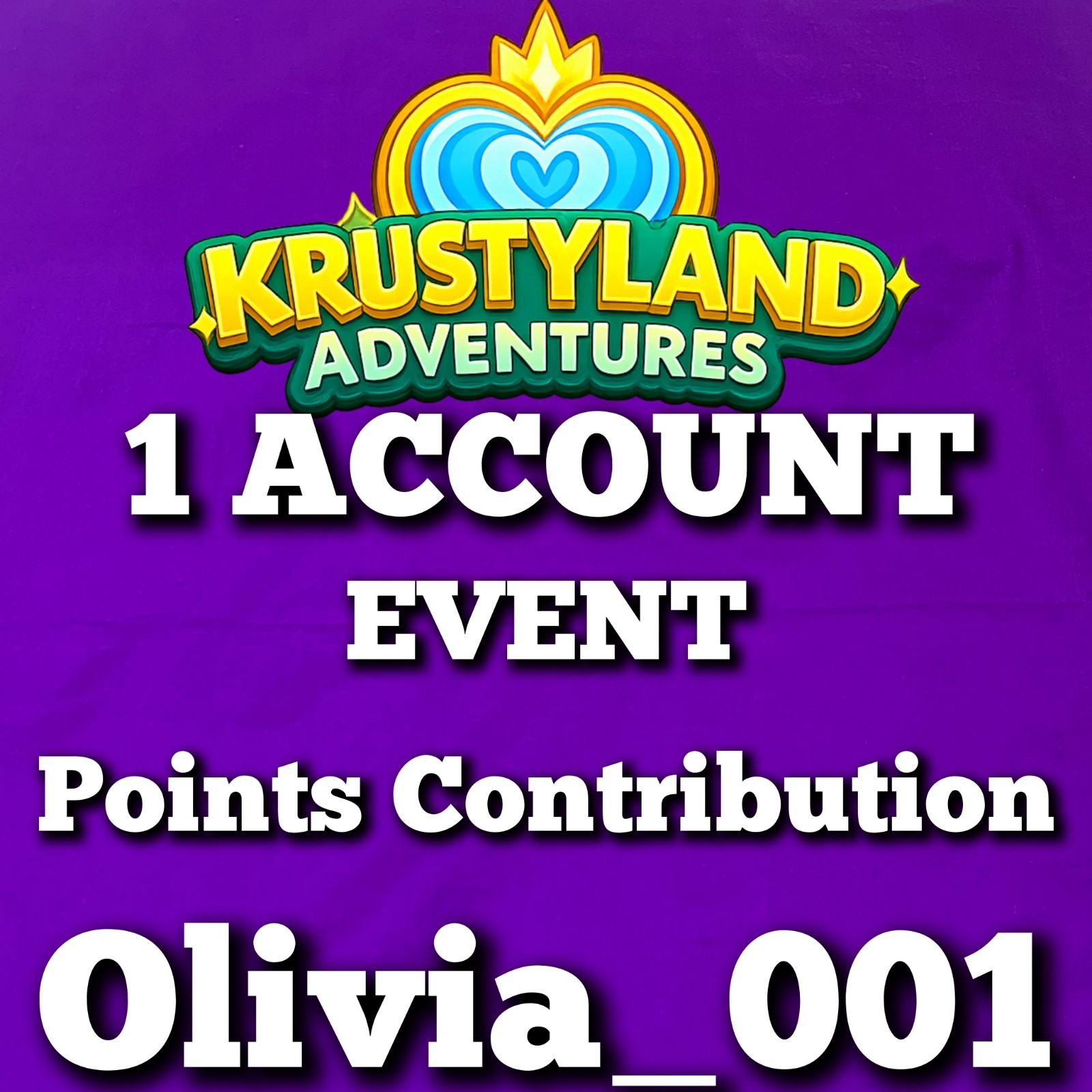 Mono_Poly_Go Adventure Club 1 Slot :- KRUSTYLAND Adventures EVENT :- Fastest