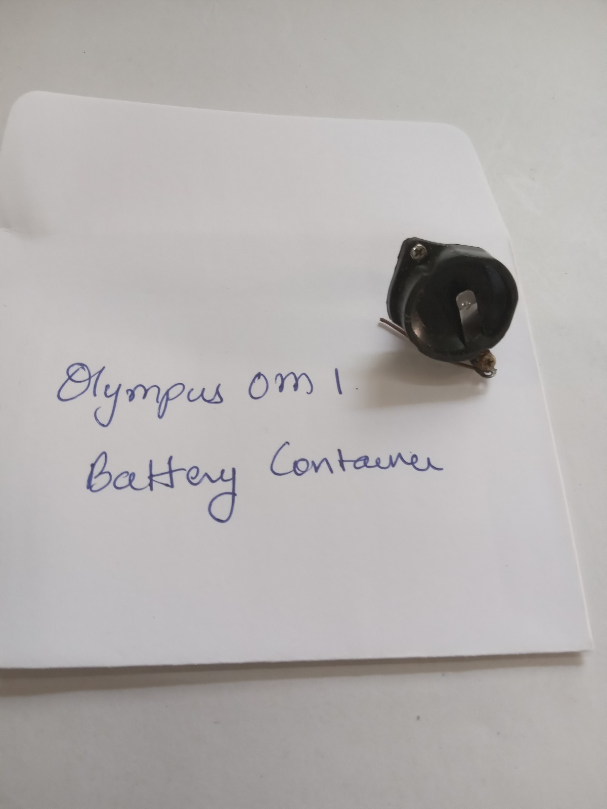 Olympus OM 1 Battery Container Original Used Replacement Spare Part