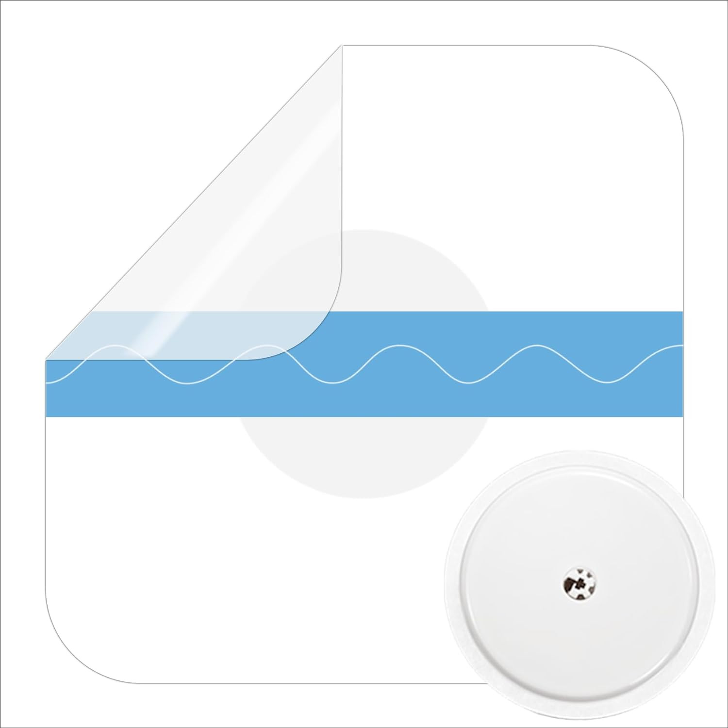 Waterproof Sticker for Freestyle Libre 2/3 Sensor Covers-50 PCS