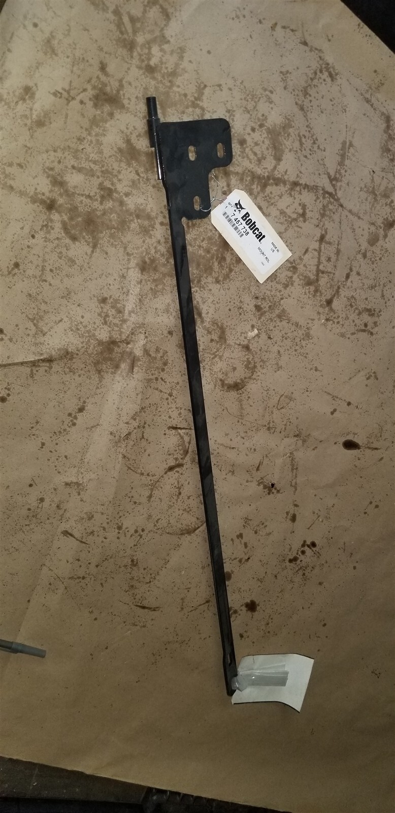 Bobcat Left Roller Mount for Excavator Front Window 7457738 was 7250156