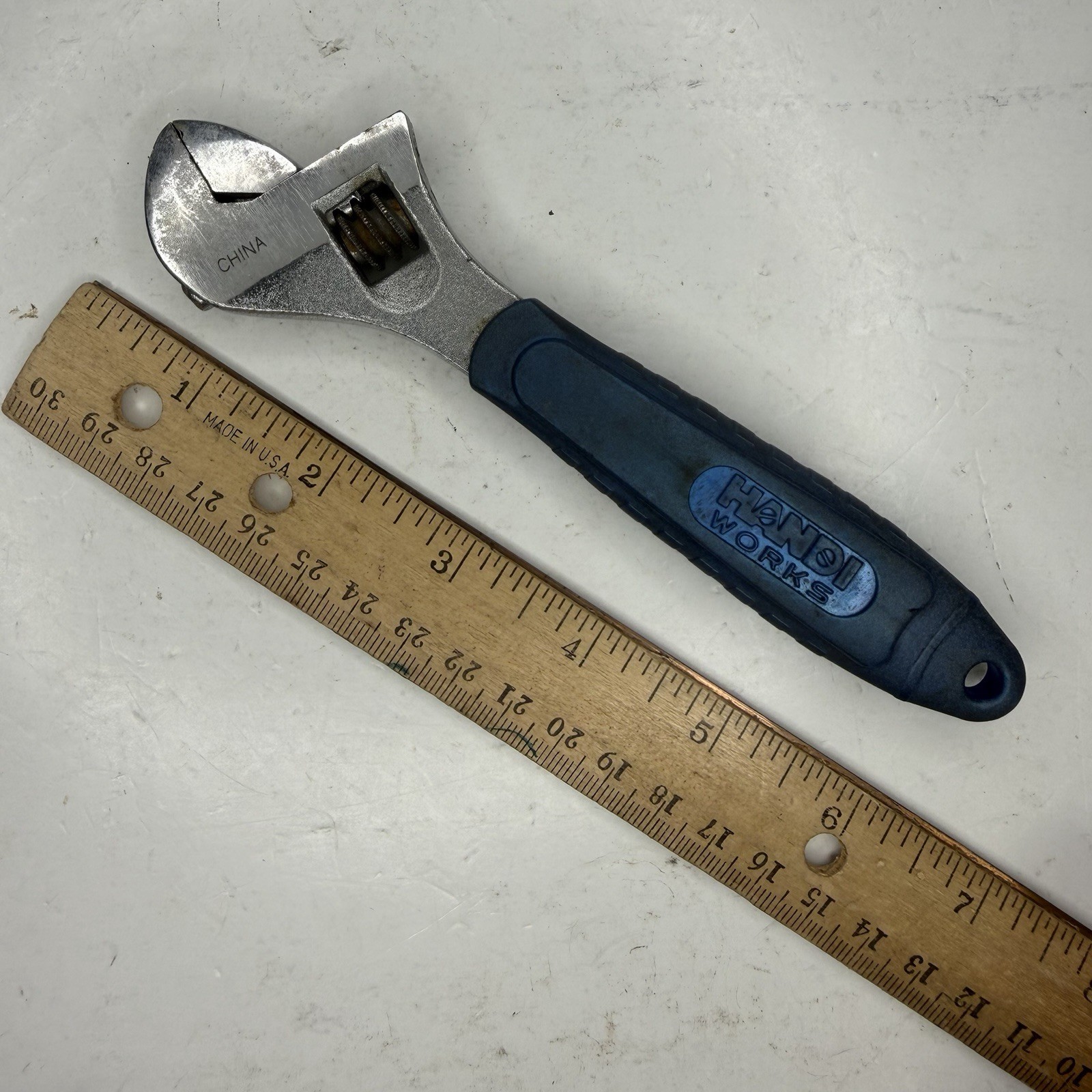 Handi Works Adjustable Wrench 7.5" Hand Tool Good Condition