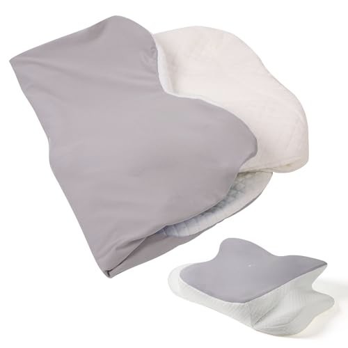 Cervical Pillow Case - Comfortable, Breathable, Standard Size, Gray, 1PC - Pillo