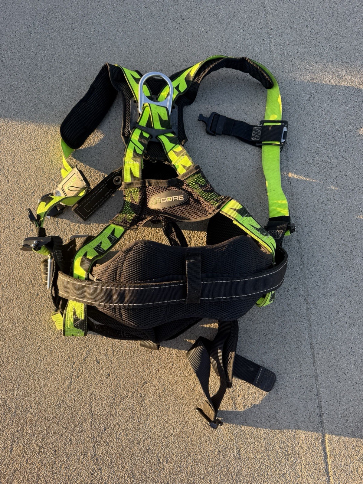 Miller ACA-QC-BDP/UGN AirCore Full Body Harness - Green - Safety Harness