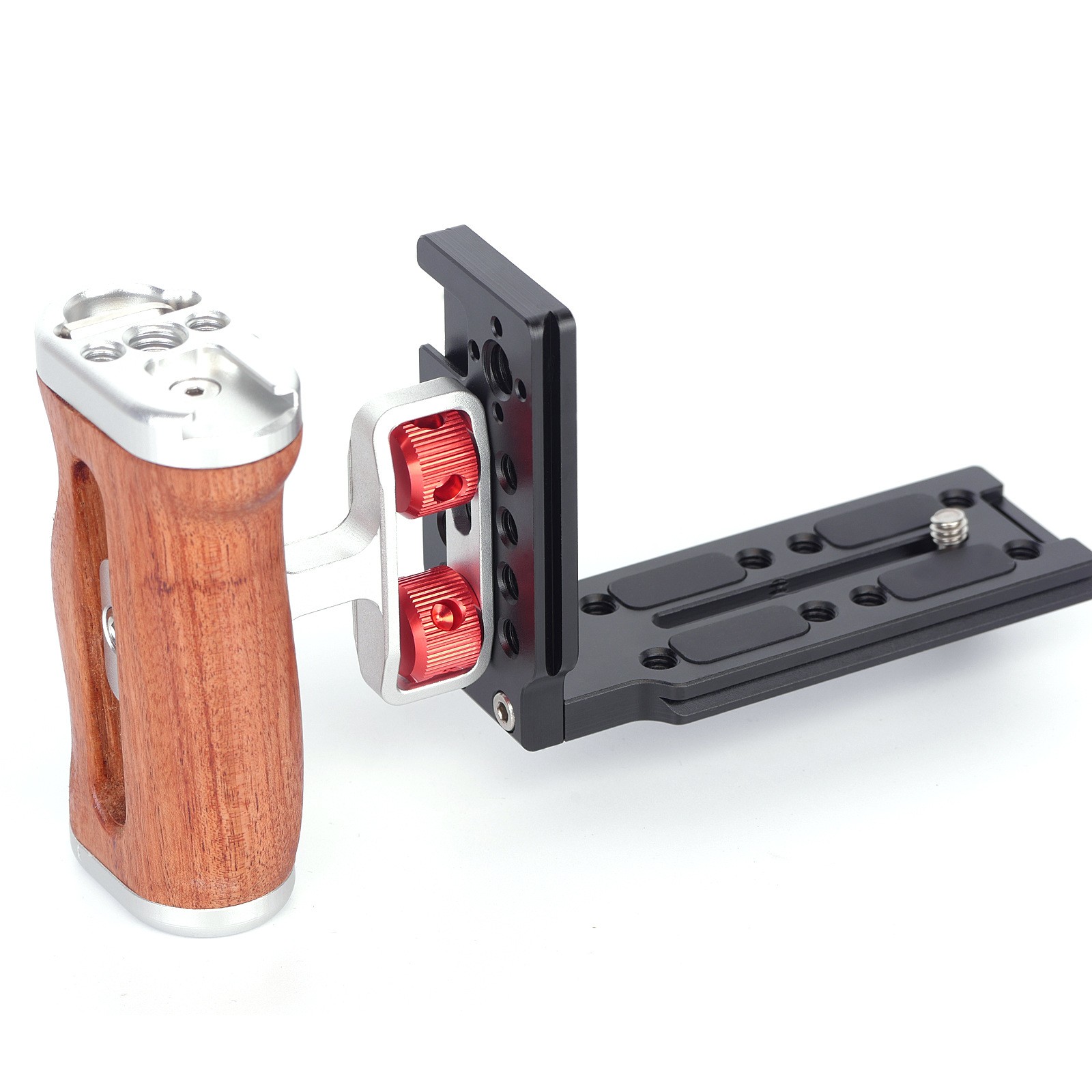 Camera Grip Wooden Handle QR Plate – Aacr-Compatible Fits All Camera Models.