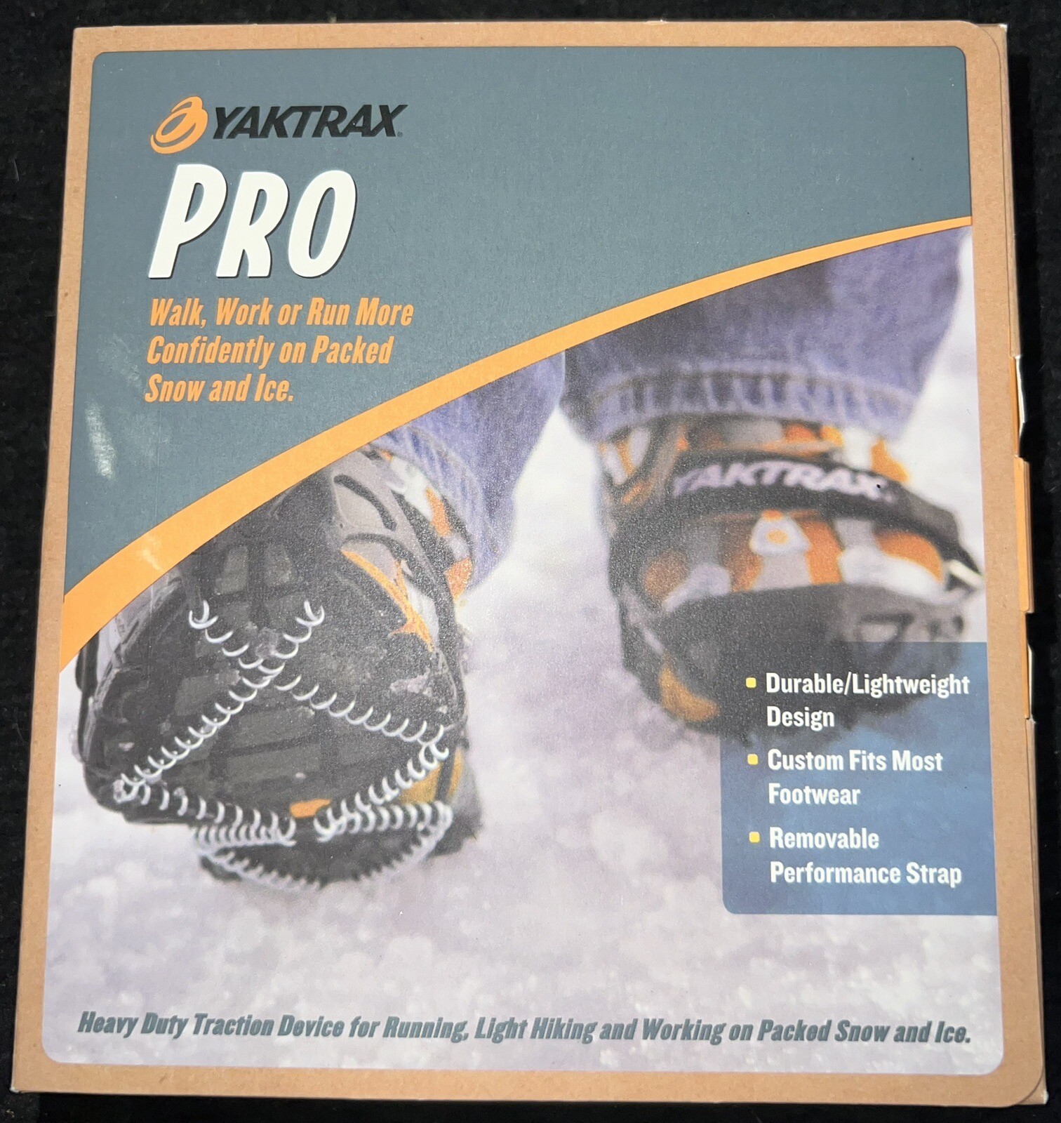 Yaktrax Pro Traction Cleat for Walking/Jogging/Hiking on Snow & Ice M Medium NEW